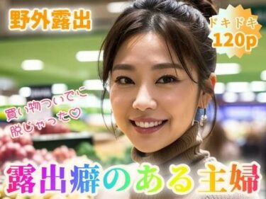 [熟女のエデン]【野外露出】露出癖のある主婦〜買い物ついでに脱いじゃった〜【120p】