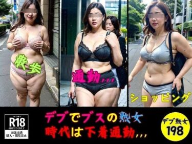 [熟女のエデン]デブでブスの熟女—時代は下着通勤198人，，，—