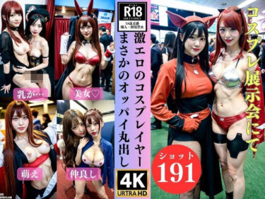 [熟女のエデン]激エロのコスプレイヤー〜展示会でオッパイ丸出し191人〜