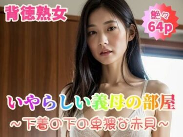 [熟女のエデン]【背徳熟女】いやらしい義母の部屋〜下着の下の卑猥な赤貝〜【64p】