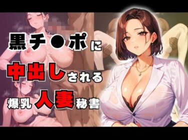 [熟女のエデン]巨根黒チ●ポで乱交中出しされる爆乳人妻秘書